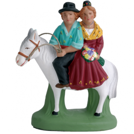 7089 - Vincent et Mireille sur le cheval - Collection 7cm