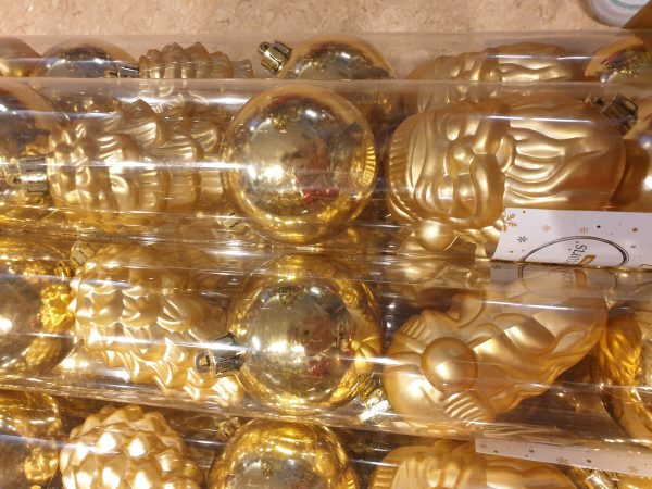 boules dorées à forme